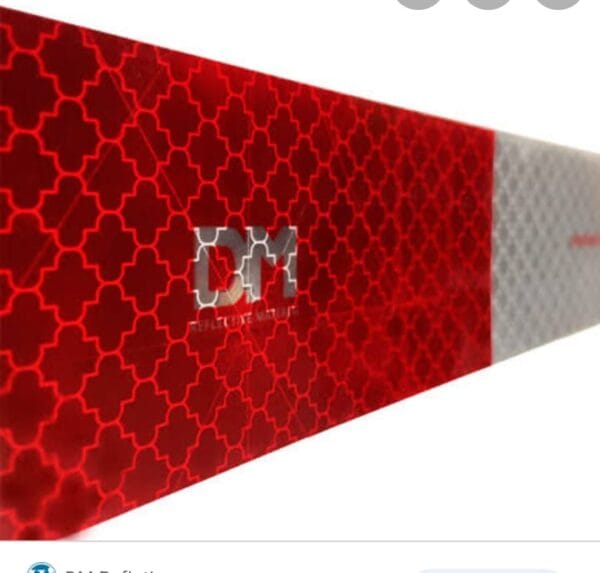 Faixa Lateral Refletiva 5cm x 30cm marca DM