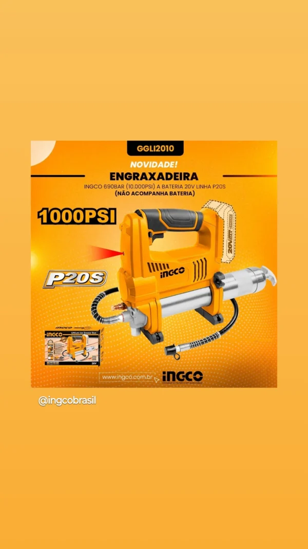 ENGRAXADEIRA 690 BAR 10000PSI INGCO